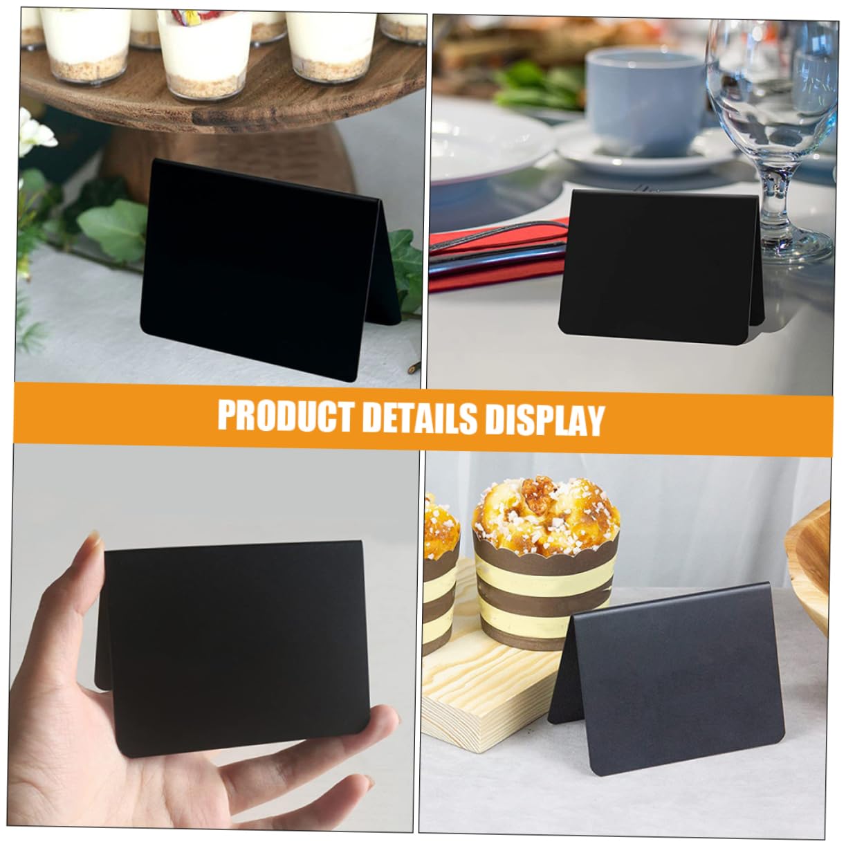 NUOBESTY 4 Set Di Mini Lavagne Decorative Cancellabili Per Ristoranti E Uso Domestico 15 Pezzi * 4