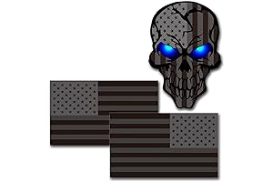 Reflective USA Flag Decals and Stickers for Trucks