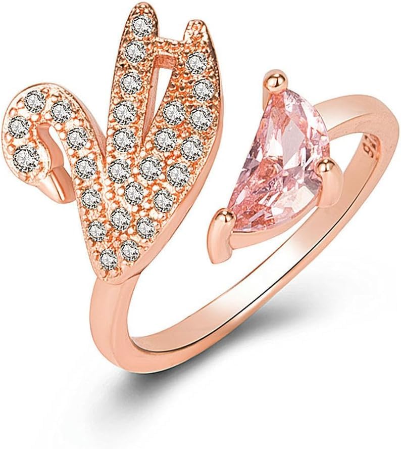 Collier homme femme FLXHHX necklace zircon rose pendentif cygne chaîne parure