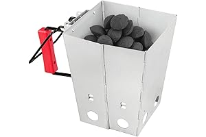 Royal Gourmet Foldable Charcoal Chimney XL for Quick and Easy Charcoal Lighting...