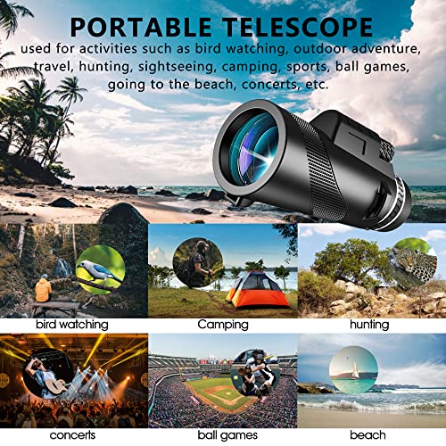 Physiophyx 80X100 Monocular-Telescope High Powered For Smartphone Monoculars For Adults High Definition For Stargazing Hunting Wildlife Bird Watching Travel Camping Hiking thumb #5