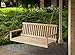 Jack Post H-24 Jennings Traditional 4-Foot Swing Seat with Chains in Unfinished Cypress, 21-1/2