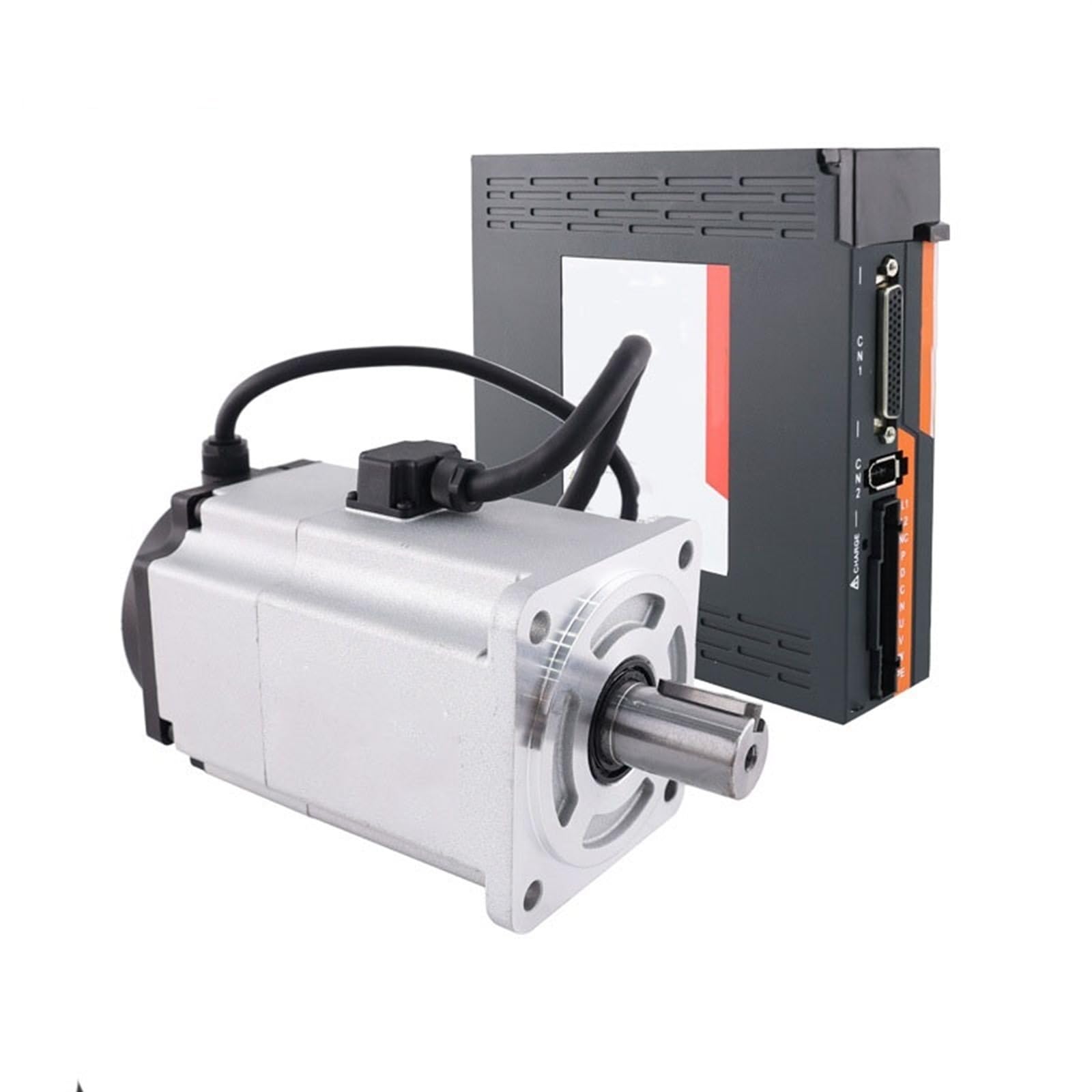 Servo-CNC 750 W 80SS75 AC-Servomotor mit Bremsservoantriebssatz, 2,39 Nm AC 220 V, 80 x 80 mm Flansch-Servomotor, Wellenmotor mit 19 mm Durchmesser Industrie-Controller ( Size : 750w motor driver kit