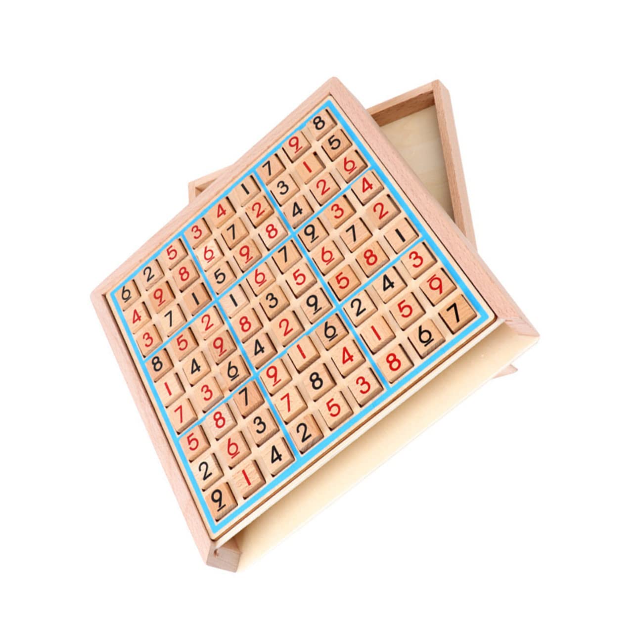 Genérico 1 Juego Sudoku De Madera Juegos Juguetes Educativos Juguete De Sudoku De Matemáticas De para De Educación Temprana Aritmético