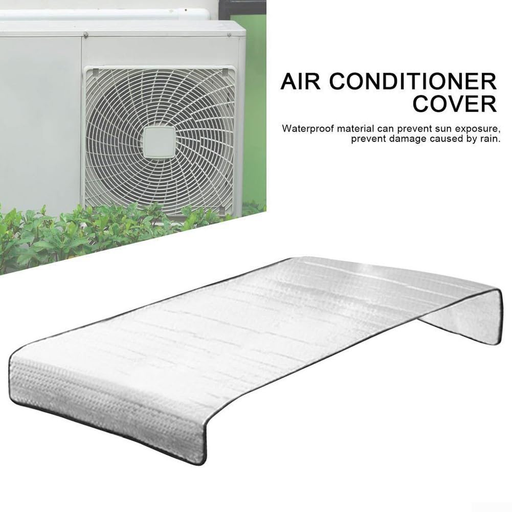 Cubierta de aire acondicionado al aire libre, protectores de aire acondicionado, cubierta de protección solar 46 x 95 cm