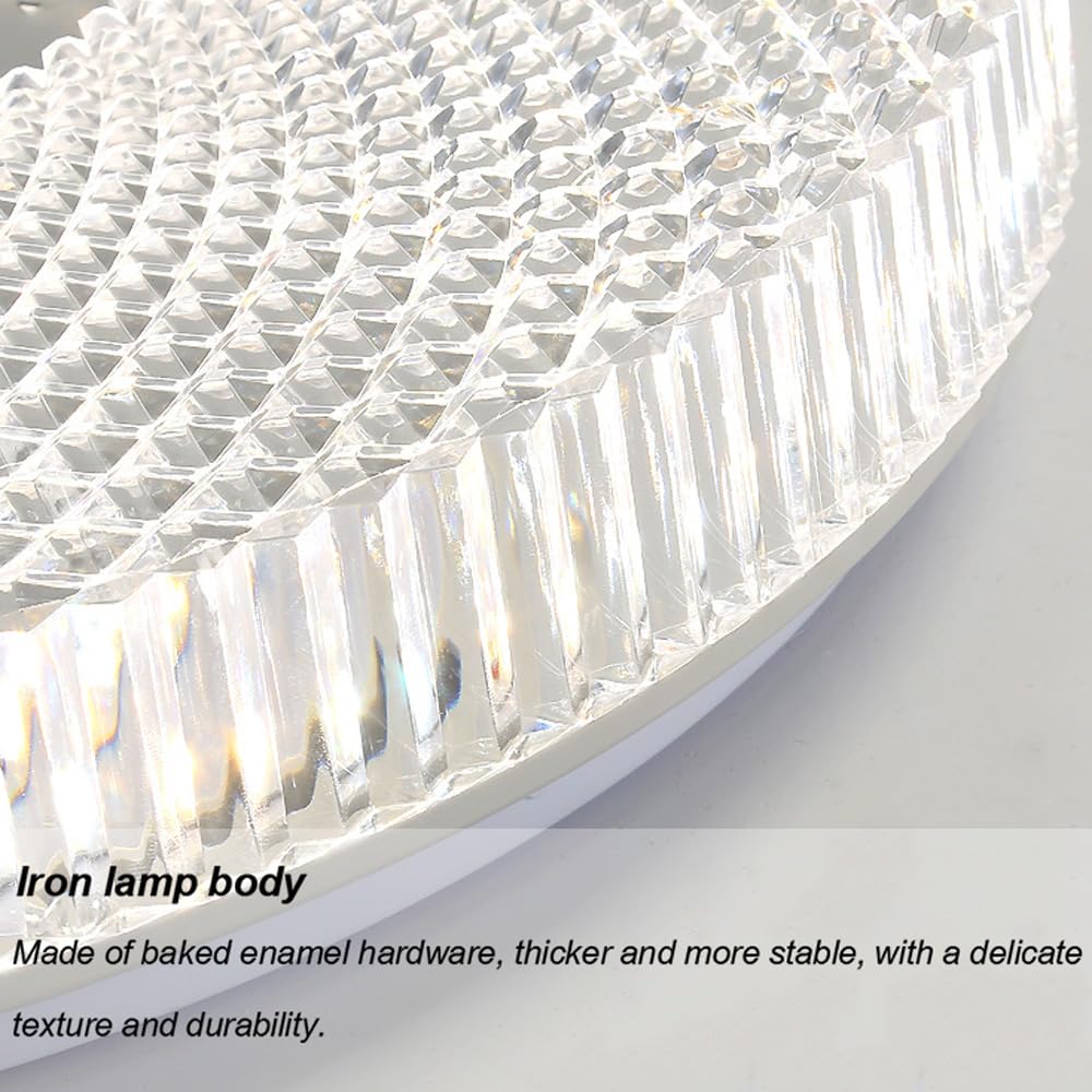 Dimmbare LED-Unterputz-Deckenleuchte, 3000 K–6000 K, wählbar, Moderne, runde, deckennahe Beleuchtungskörper, minimalistische Deckenleuchte für Schlafzimmer, Küche, Flur, Waschküche
