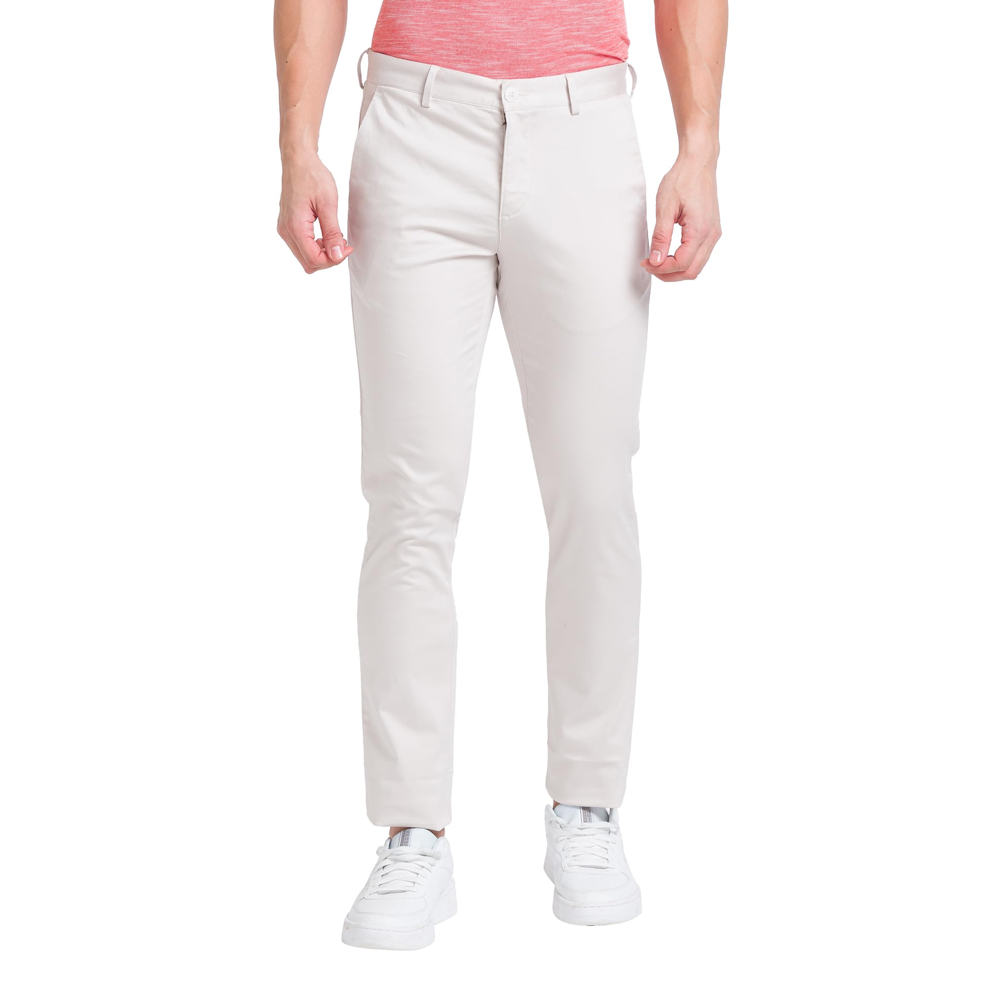 park avenue Neo Fit Light Fawn Trouser for Men-picture-16