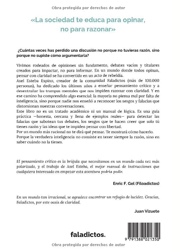 Miniatura 2 de Por un mundo más racional Una guía accesible para entrenar tu pensamiento crítico el antídoto contra la manipulación y la desinformación diaria.