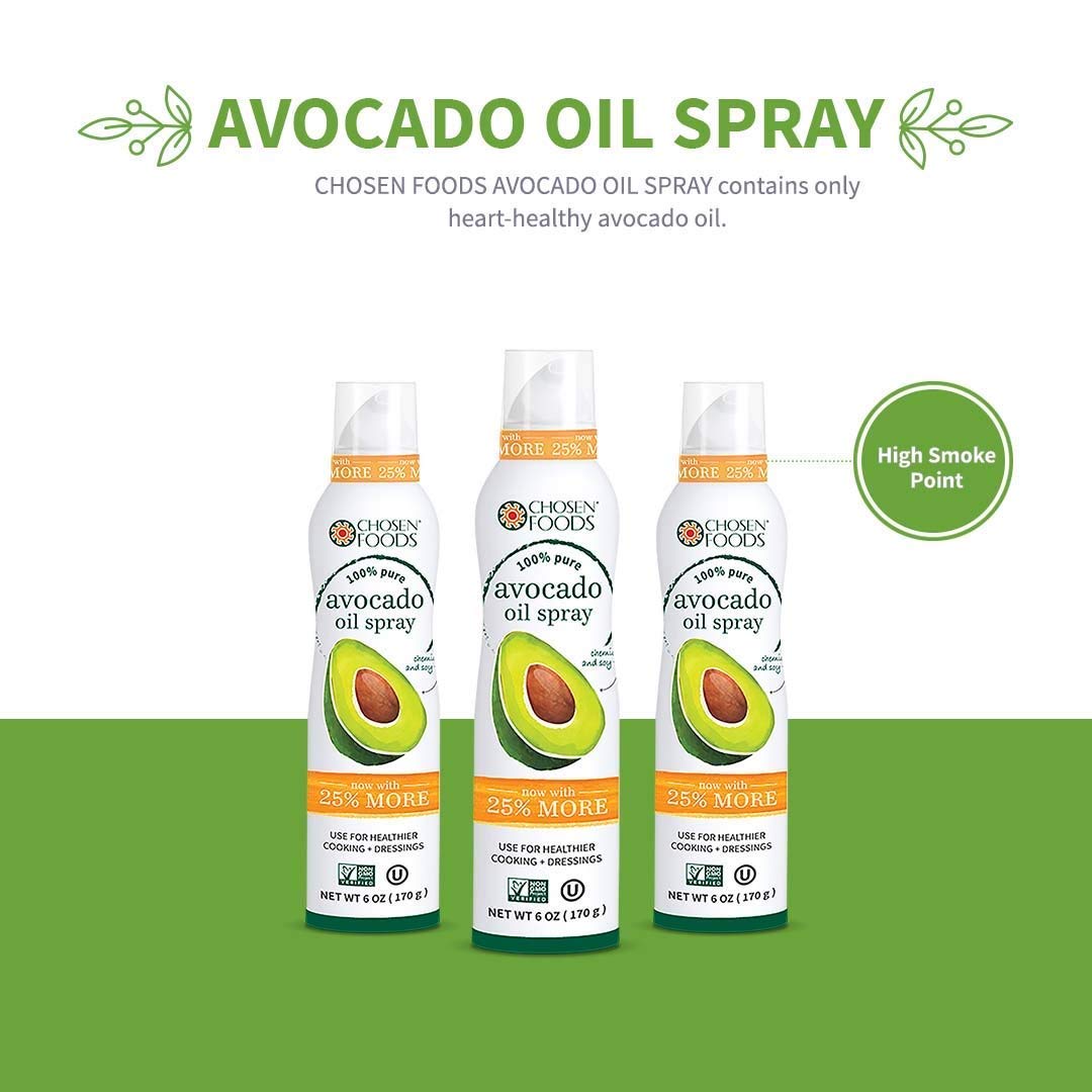 Chosen Foods Avocado Oil Spray NonGMO, Kosher, Keto and Paleo Diet