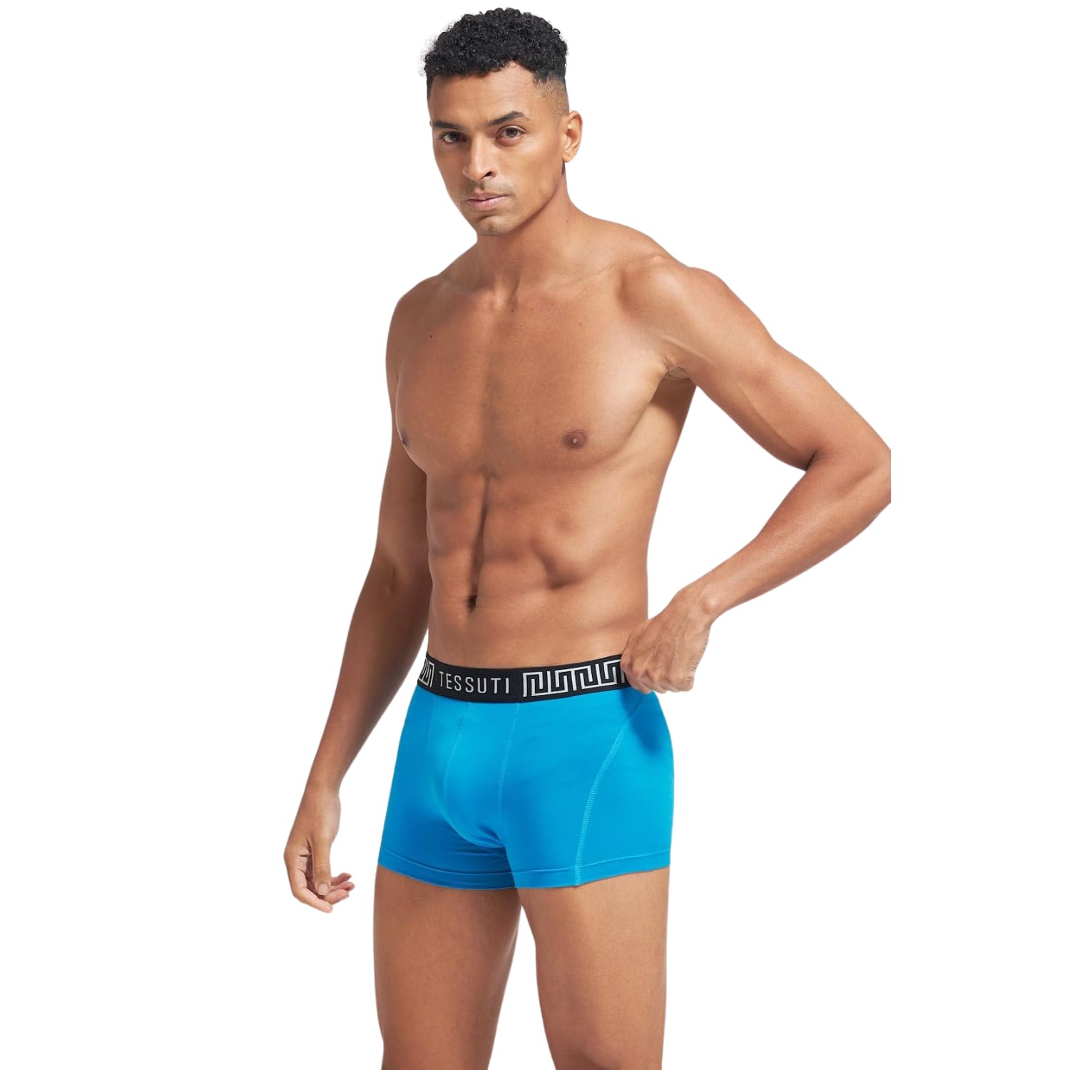 tessuti Men's Soft Cotton Regular Fit Solid Antibacterial Trunks with No Marks Waistband | Style_P502 Men's Trunk, Confortable Inner Wear-picture-38