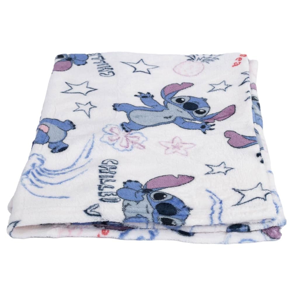 Coco Moon Lilo & Stitch Chilled Vibes Fleece Blanket | Disney Fleece Throw