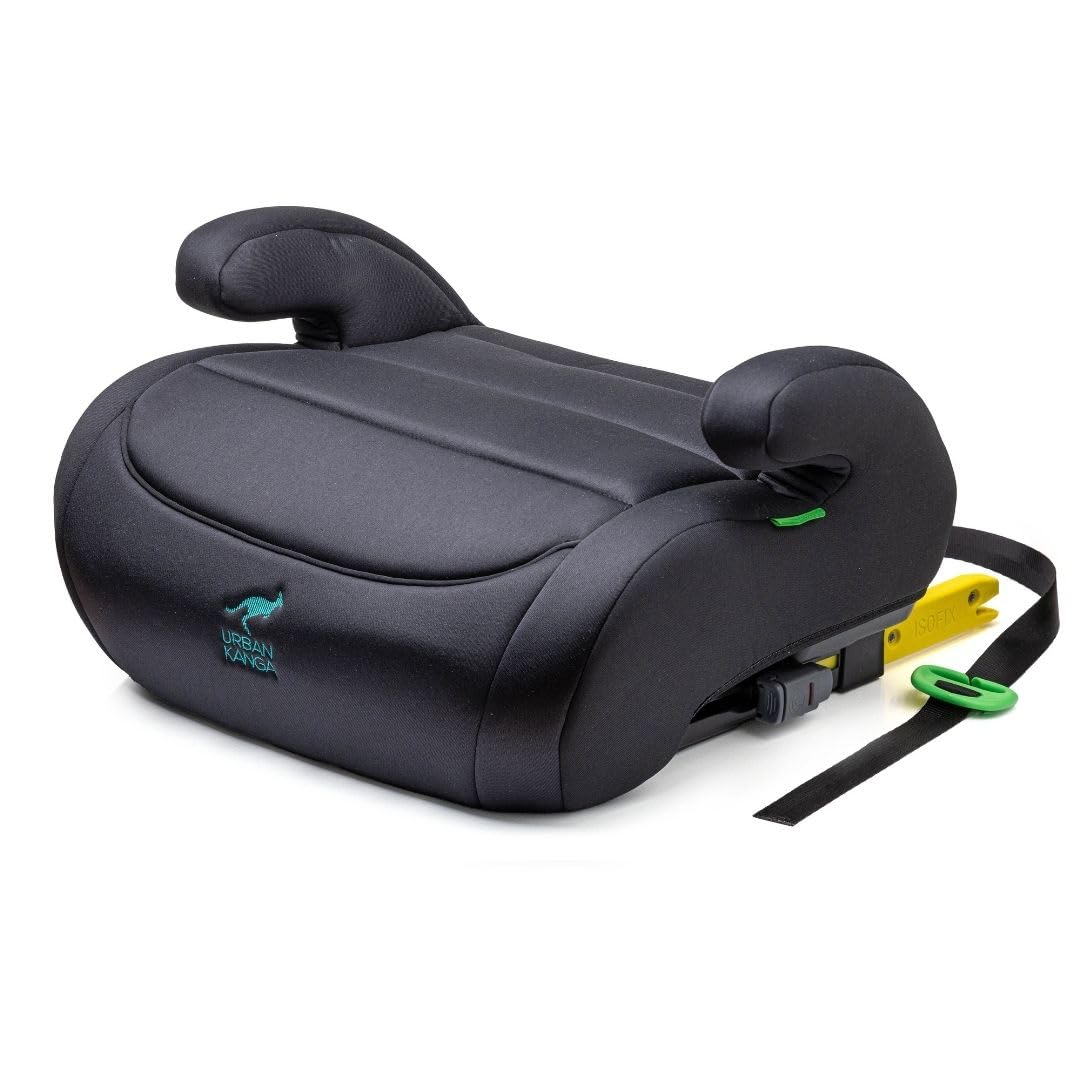 Urban Kanga Wombat Go Alzador Coche ISOFIX 125-150 cm i-Size R129 | Sin respaldo, acolchado y con guía de cinturón