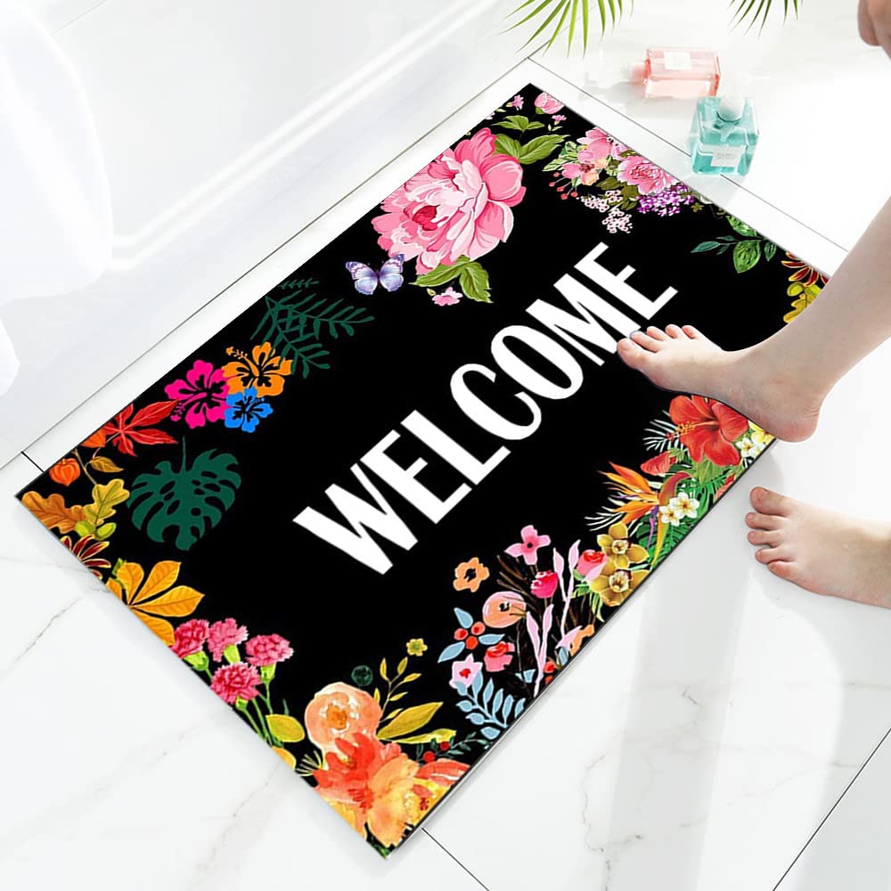 Zerbino d'ingresso Zerbino Benvenuto Zerbino Home Office Decorativo Porta Tappetino da Interno Tappetino Benvenuto (Size : 60x90cm)