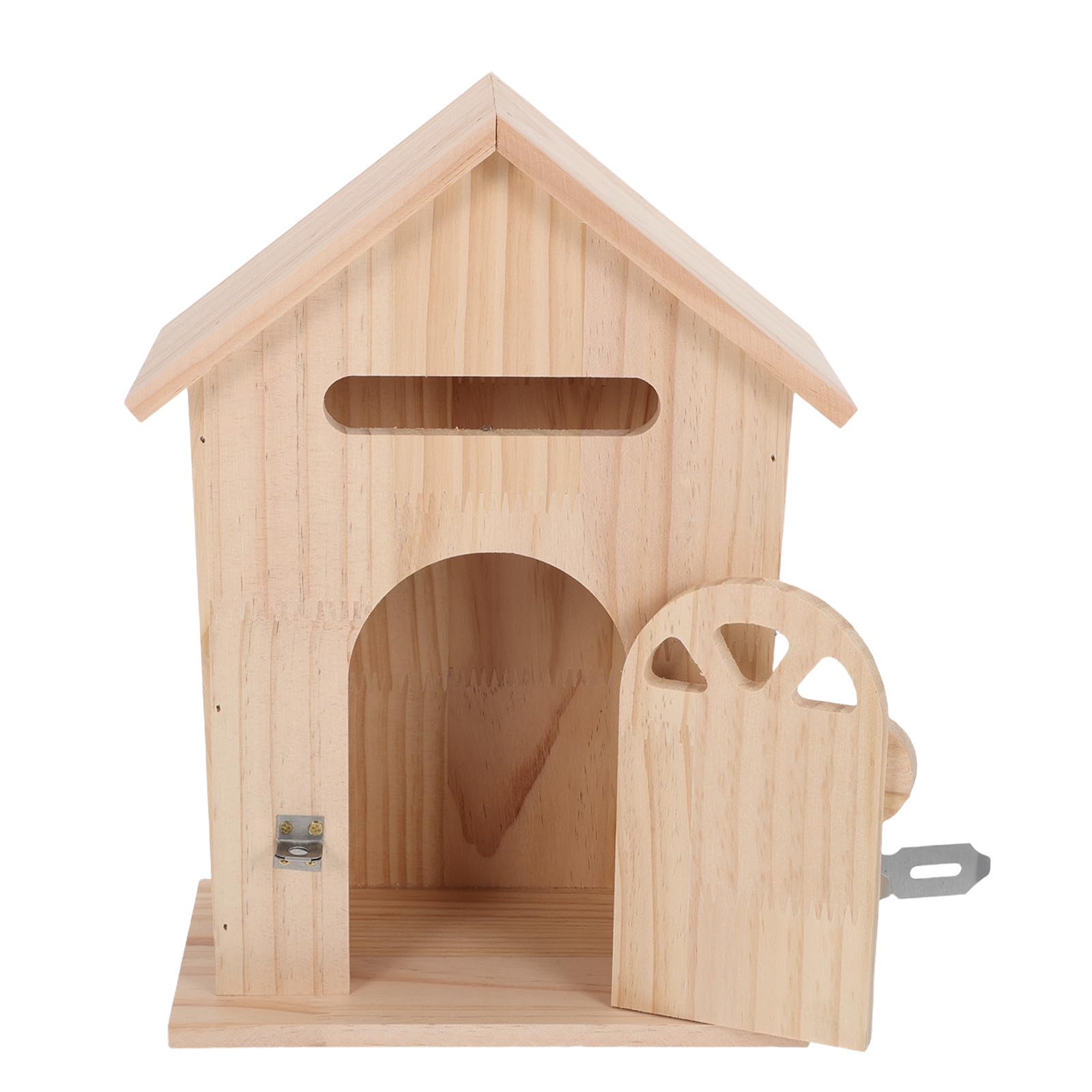Boîte de dépôt bois en forme de maison pour sublimer l'entrée extérieure