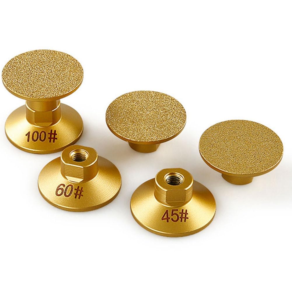 Littimoon 45/60/100 Brazed Flat Grinding Head Abrasive Polishing Stone Marble Quartz Cobblestone Grind Efficient M10