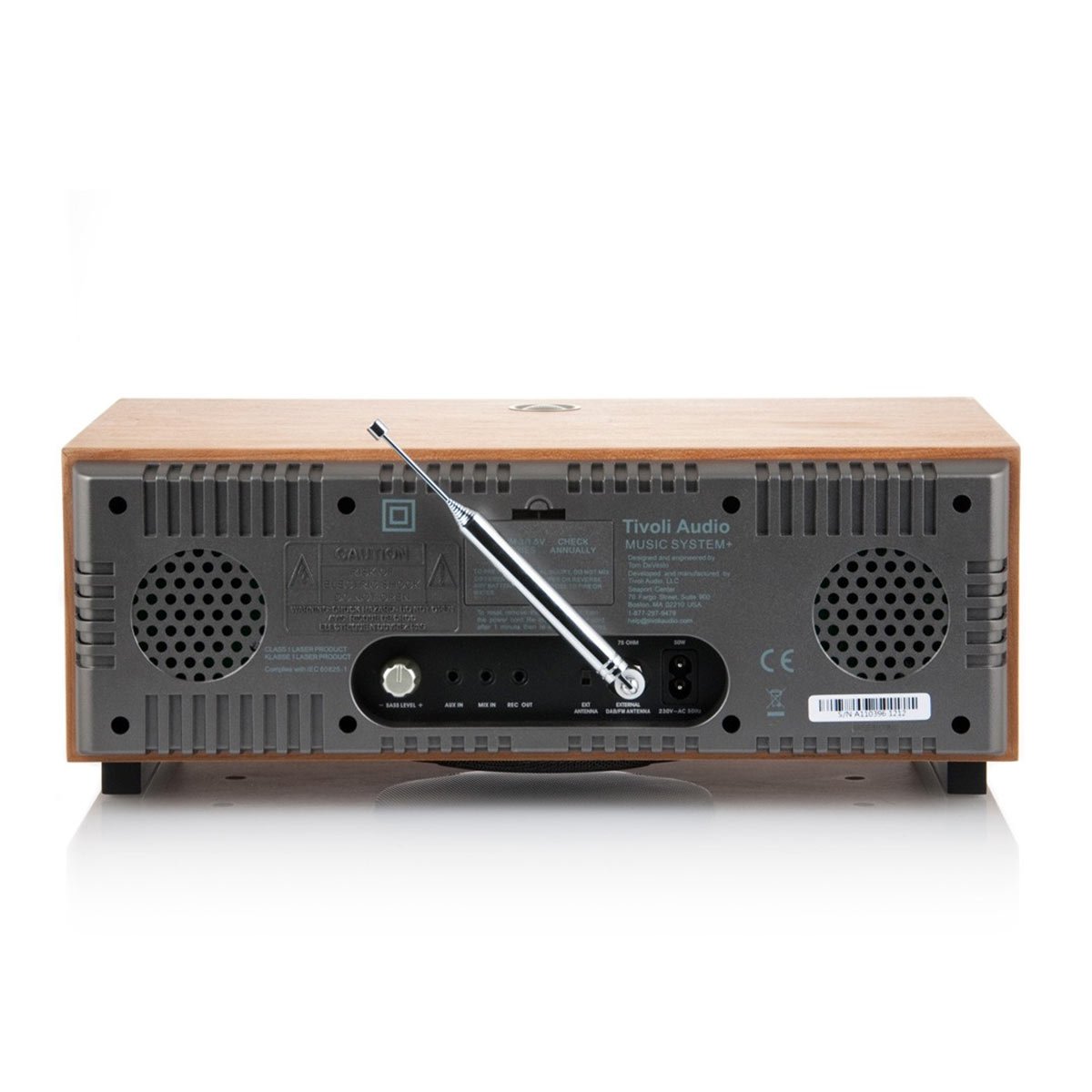 Tivoli Audio Music System+ Hi-Fi DAB/DAB+/FM All-in-one z CD i Bluetooth Ciliegio Tortora Metallizzato