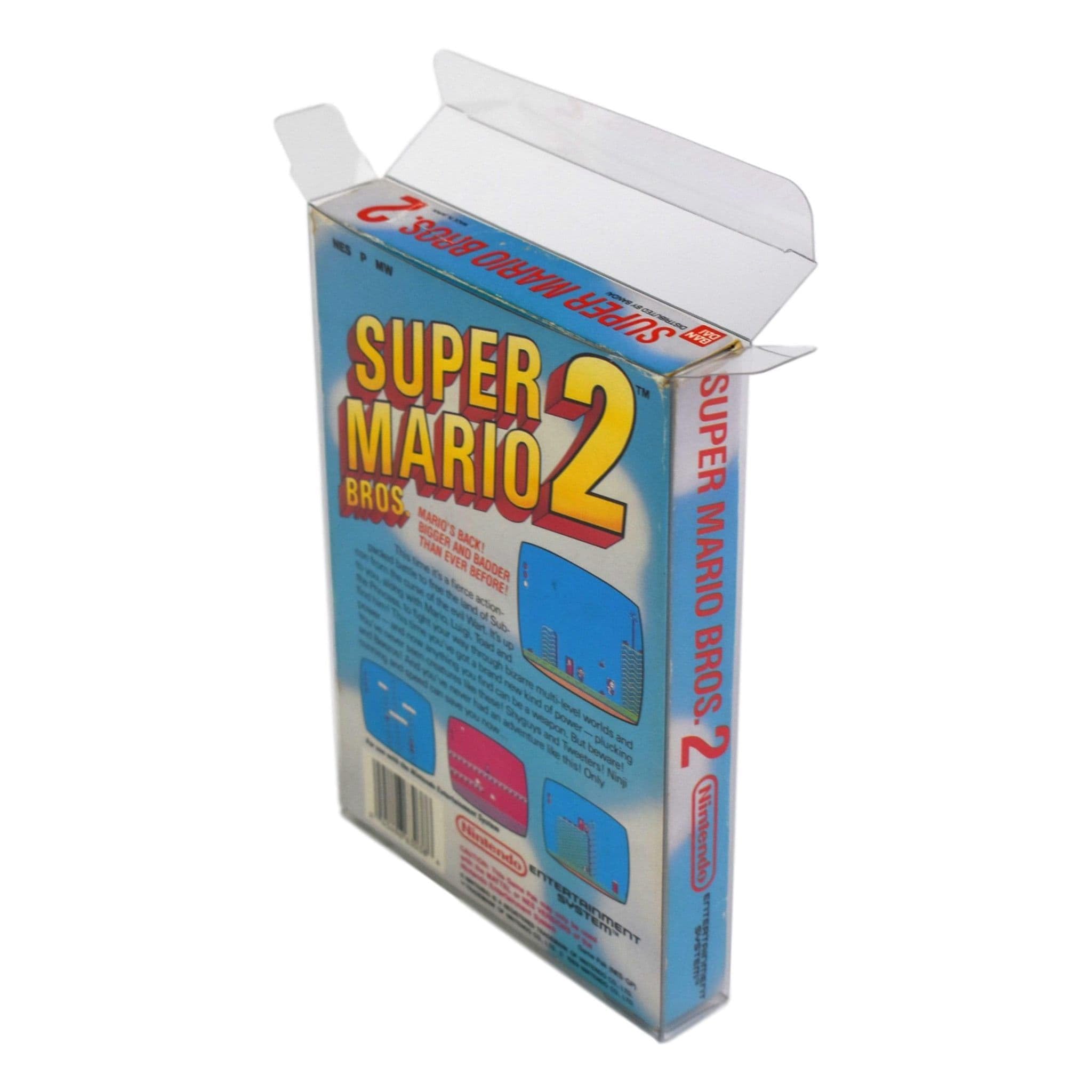 Link-e : 20 X Boitier de Protection en Plastique Compatible avec Boite de Jeu sur Console Nintendo NES Entertainment System