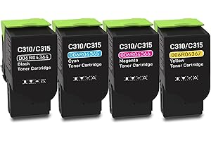 Xerox C315 High Capacity Toner Cartridge Set (4-Pack)