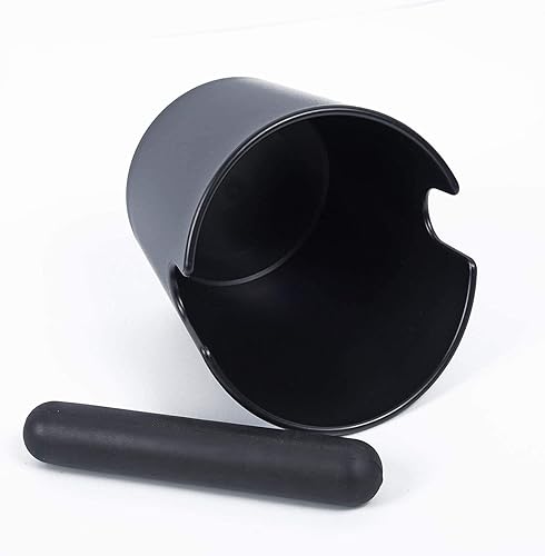 Miniatura 4 de Caja de café expreso, caja de café de 4.8 pulgadas, contenedor de café expreso para posos de café con barra extraíble y base antideslizante,