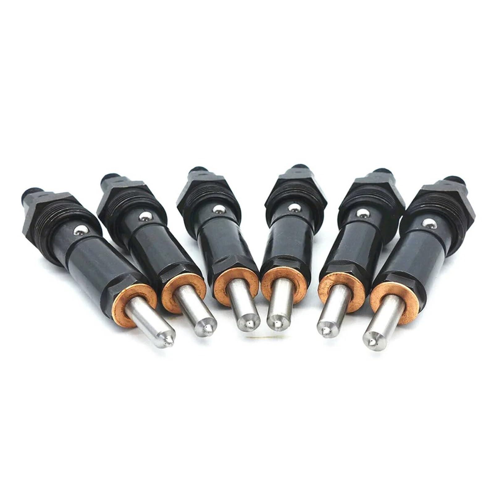 Nwirmtm One Color Injector Fuel 6Pieces Kdal59p6 3283562 Fuel Injector Set & Ring Kit For Cummins 5.9L Nozzle Holder P7100 Car Replacement Accessories