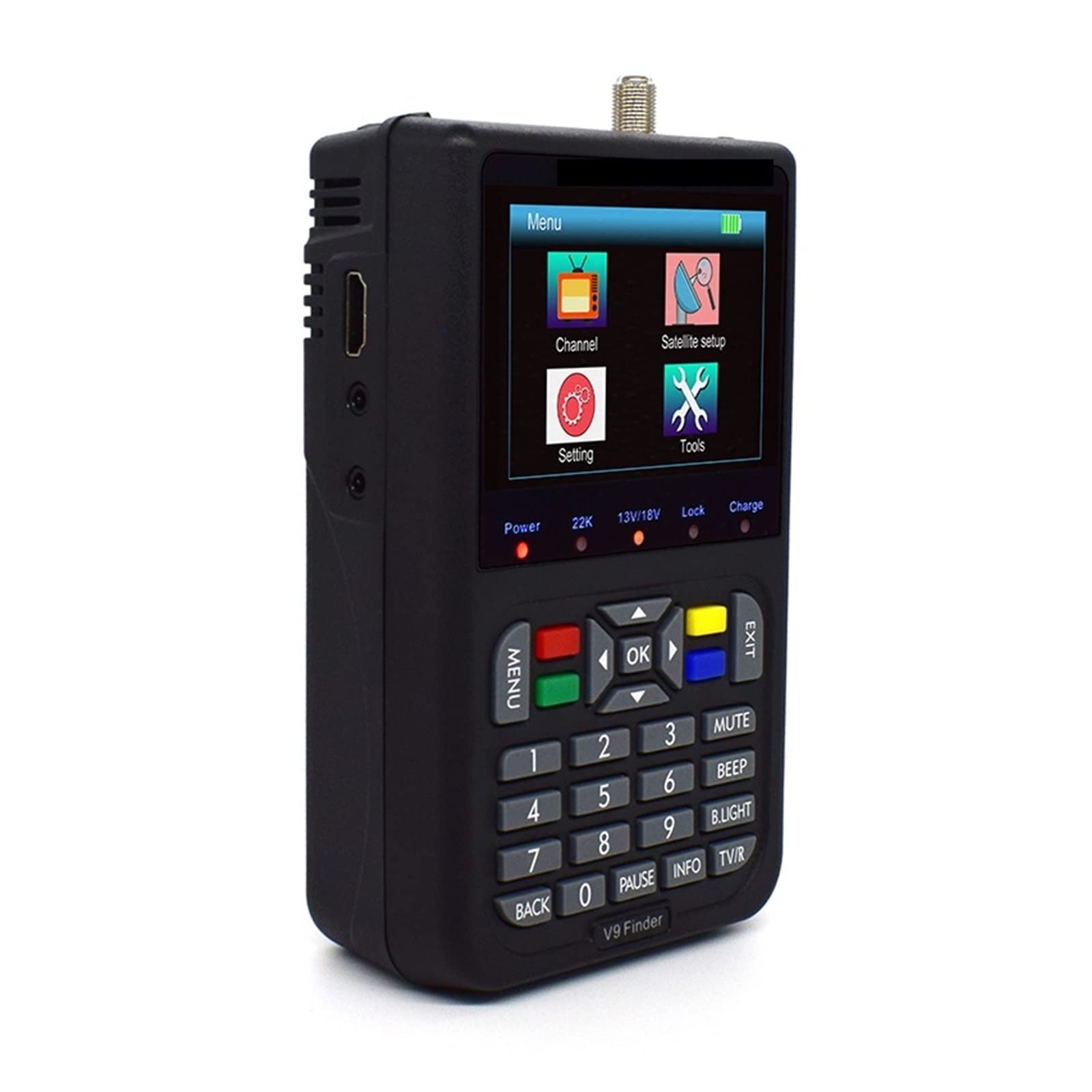 Wyszukiwarka satelitów, V9 Finder cyfrowa wizjer satelity 3.5 Cal LCD wizjer satelity cyfrowy miernik sygnału satelitarnego Finder miernik satelitarny Satfinder