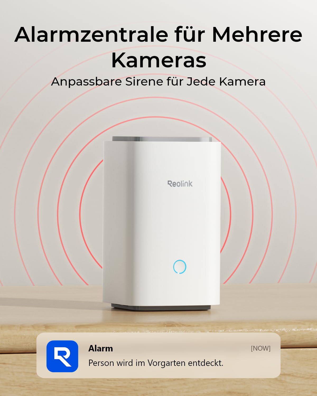 Reolink Home Hub für Überwachungskamera, 4K-Live-Ansicht & -Wiedergabe, Erweiterbarer Lokaler Speicher bis zu 2×1TB, Erweiterte Verschlüsselung, 2.4/5GHz Wi-Fi 6, Keine monatliche Gebühr