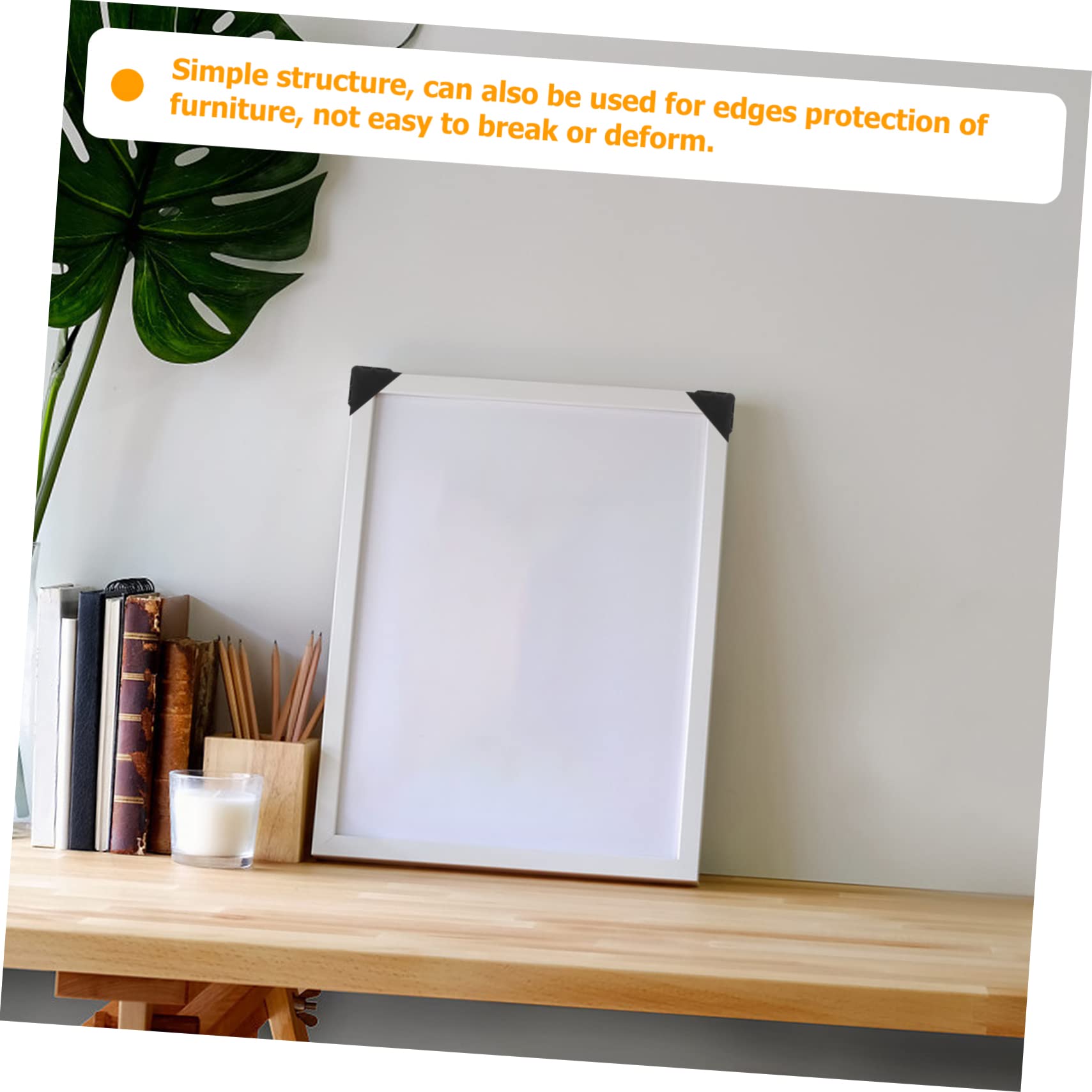 TOYANDONA 100 Piezas Protector De Esquinas para Marco De Fotos Cubre Esquinas para Mesas Protector De Esquina De Marco De Pintura Mantel Guardias De Envío Páginas Pinturas De Arte Armario