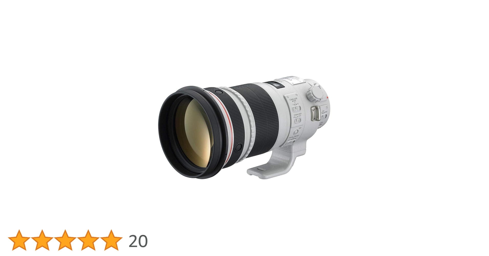 Canon EF 300mm f/2.8 L IS USM レンズ Canon EF 300mm f/2.8L is USM II Super Telephoto Lens for Canon EOS