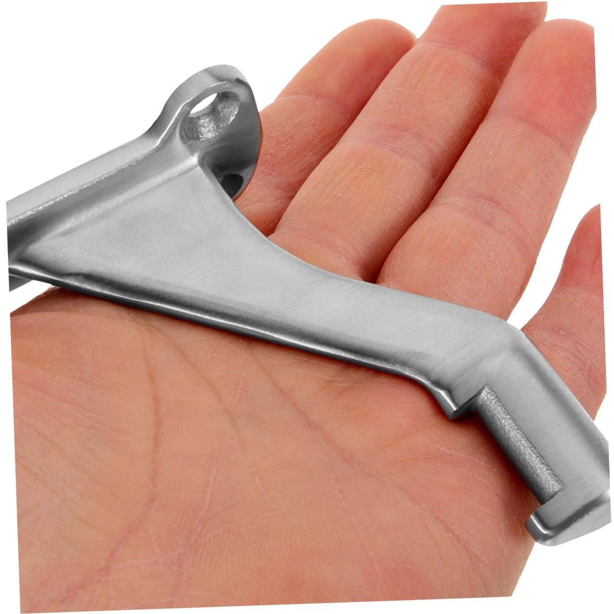 Staffe per Corrimano Scale in Acciaio Inox Argento, 3 Set