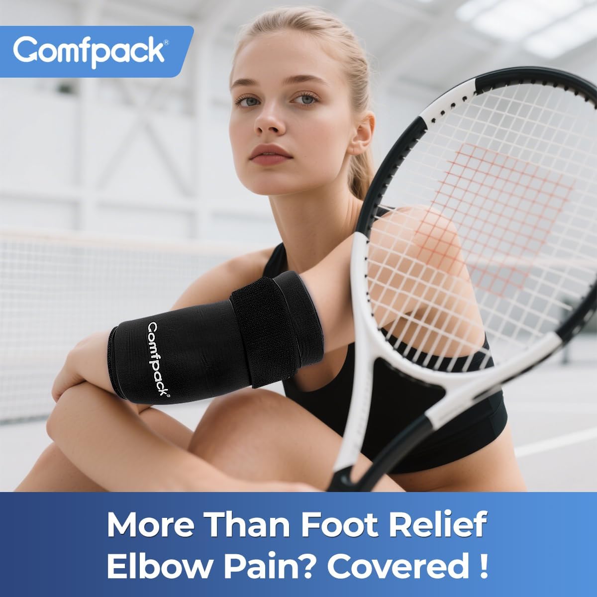 Ankle Ice Pack Wrap for Swelling, Reusable Foot Ice Pack Wrap, Hot & Cold Therapy Compression Sleeve for Plantar Fasciitis Relief, Achilles Tendonitis, Sprain, Heel Pain, Sprained - Image 6