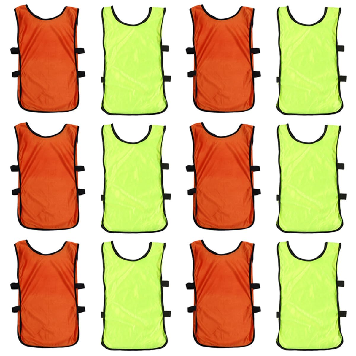 Garneck Pack Fußball Trainingsleibchen aus Polyester für Kinder