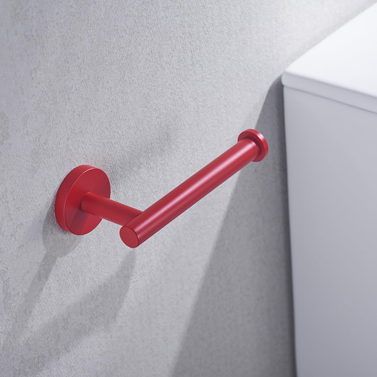 White Toilet Roll Holder Bathroom Toilet Paper Holder Wall-Mounted TP Toilet Tissue Holder — Amazon image 11