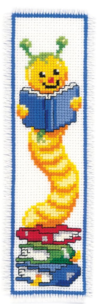 Groves & Thames Bookworm Bookmark Counted Cross Stitch Kit