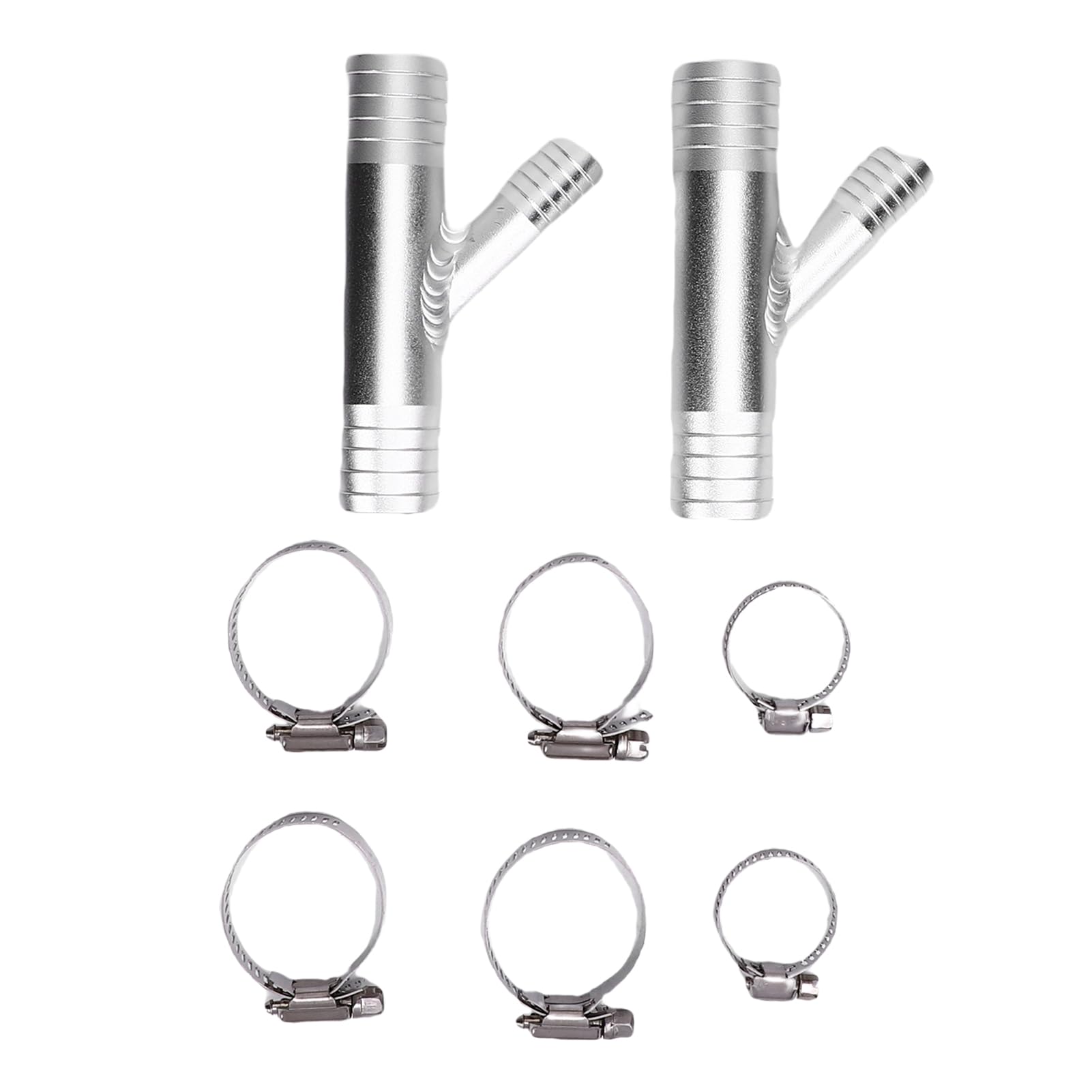 Conector en Y para calentador de cabina, manguera de 1 pulgada a 5/8 pulgadas, repuesto de aluminio para UTV SXS, incluye abrazaderas