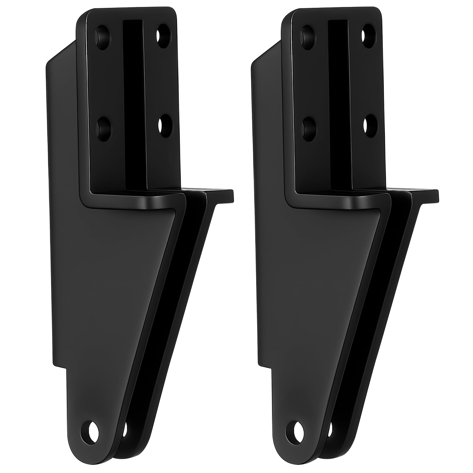 Nuanchu 2 Pack Screen Door Closer Bracket Storm Jamb Plastic Mount, Black