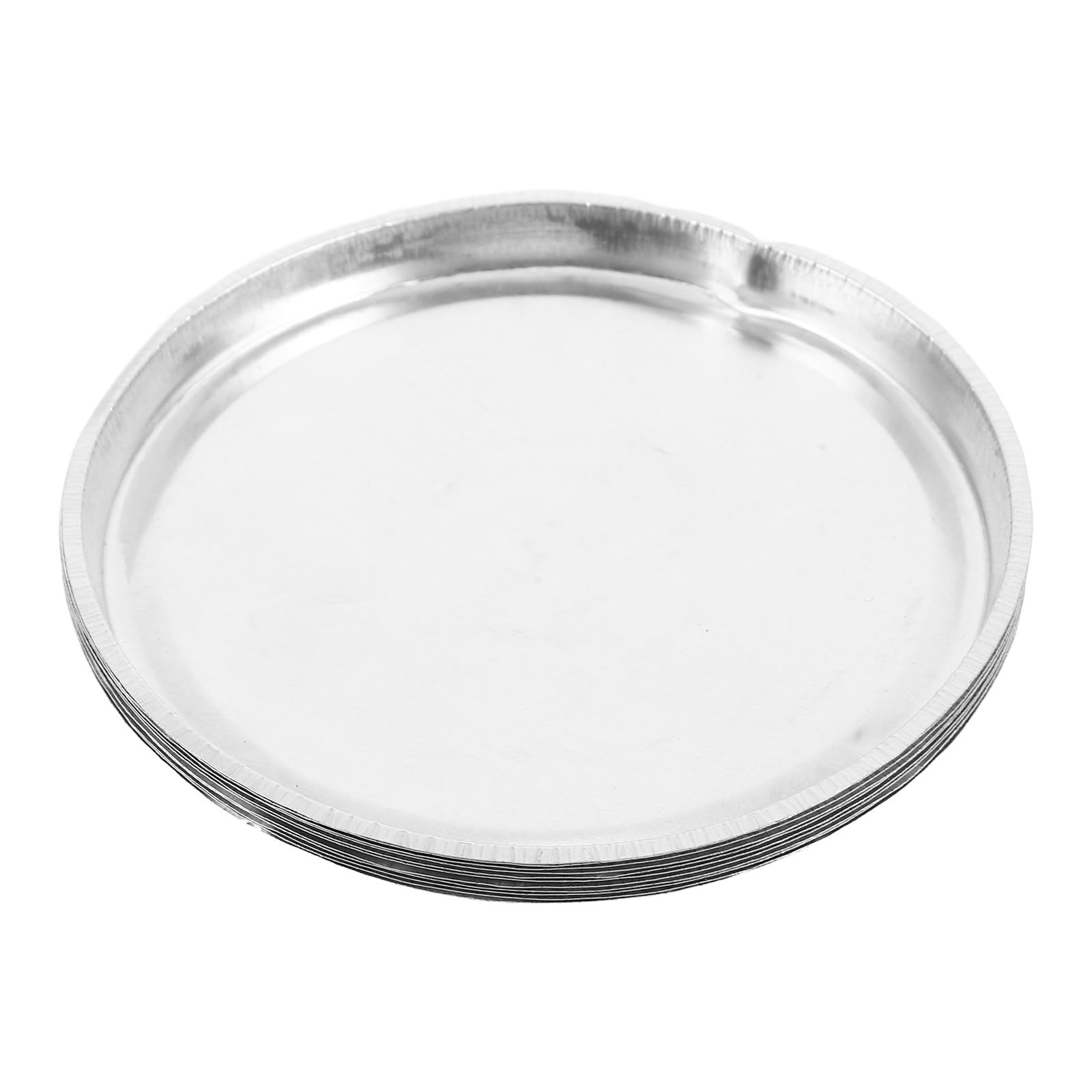 10 runde Aluminiumfolien-Laborschalen, 90-mm-Wiegeschalen für Feuchteanalysatoren, Probenpfannen für Laborwaagen, Zubehör für Feuchtemessgeräte