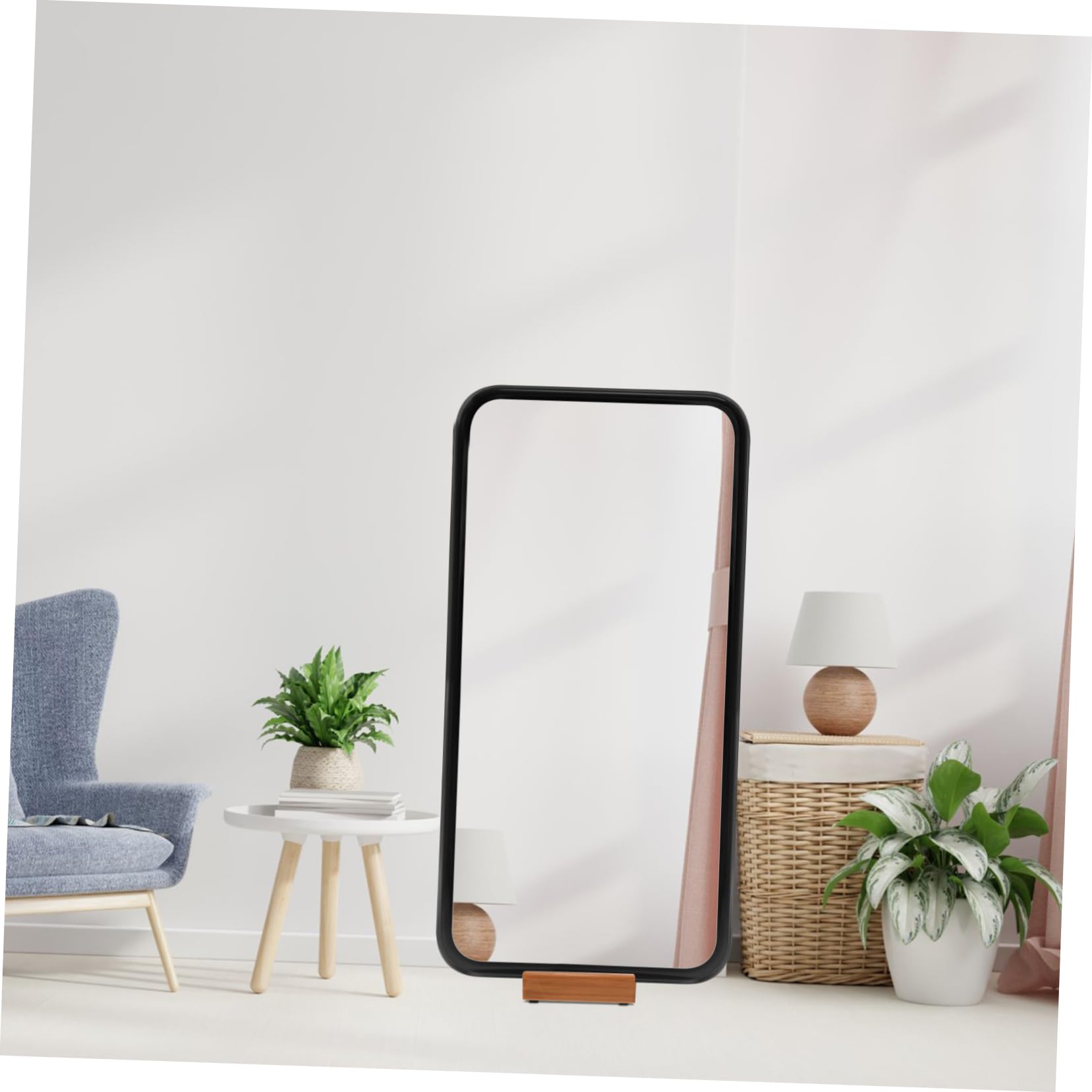 Amazon.co.jp: Obuyke フロアミラースタンドのみ 家庭用鏡ホルダー