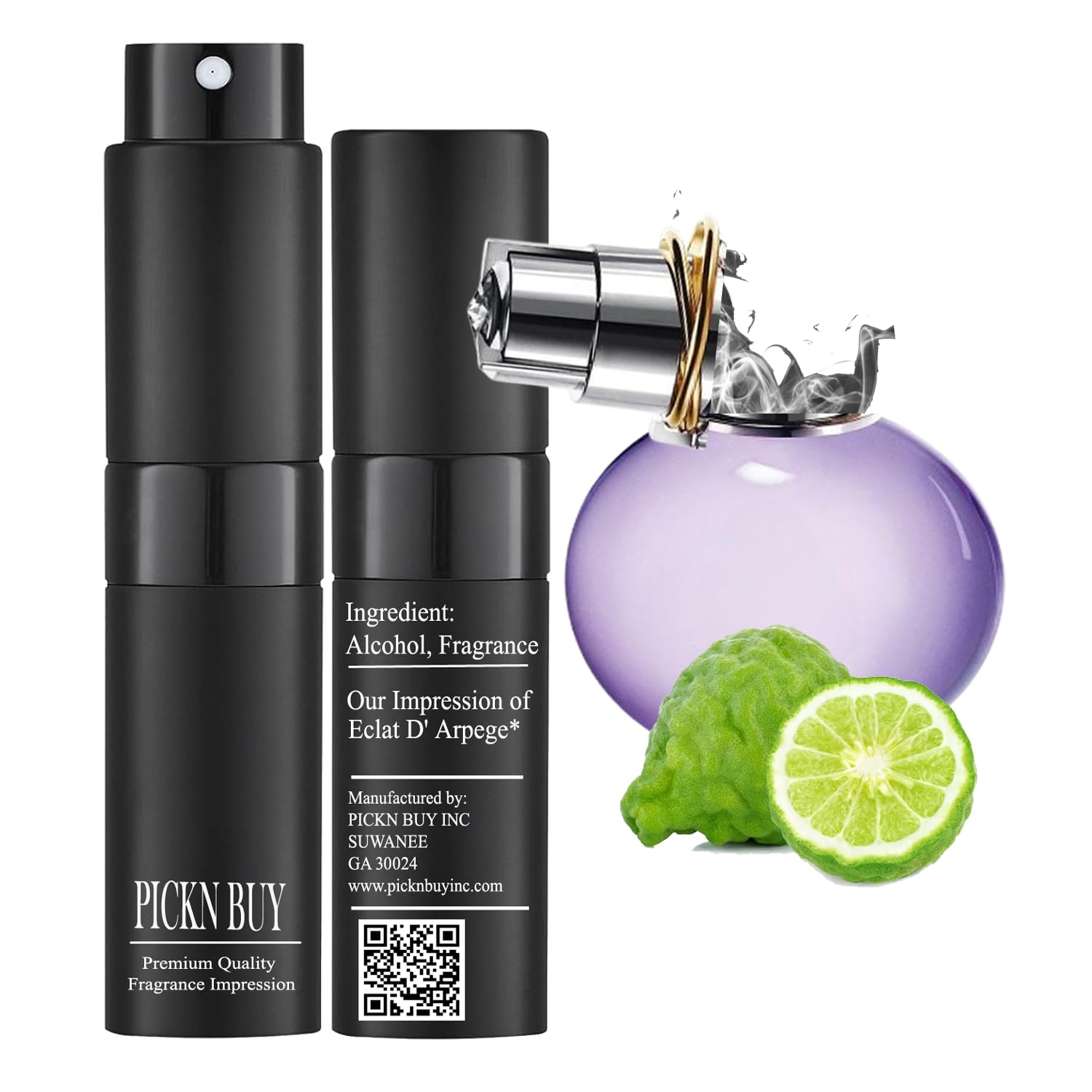 PICKN BUYLuxury Perfume for Women 0.34 Fl oz, Scent Compatible to Eclat D Arpege Perfume, Made in USA, Long-Lasting Spray Comes in Refilable Bottle