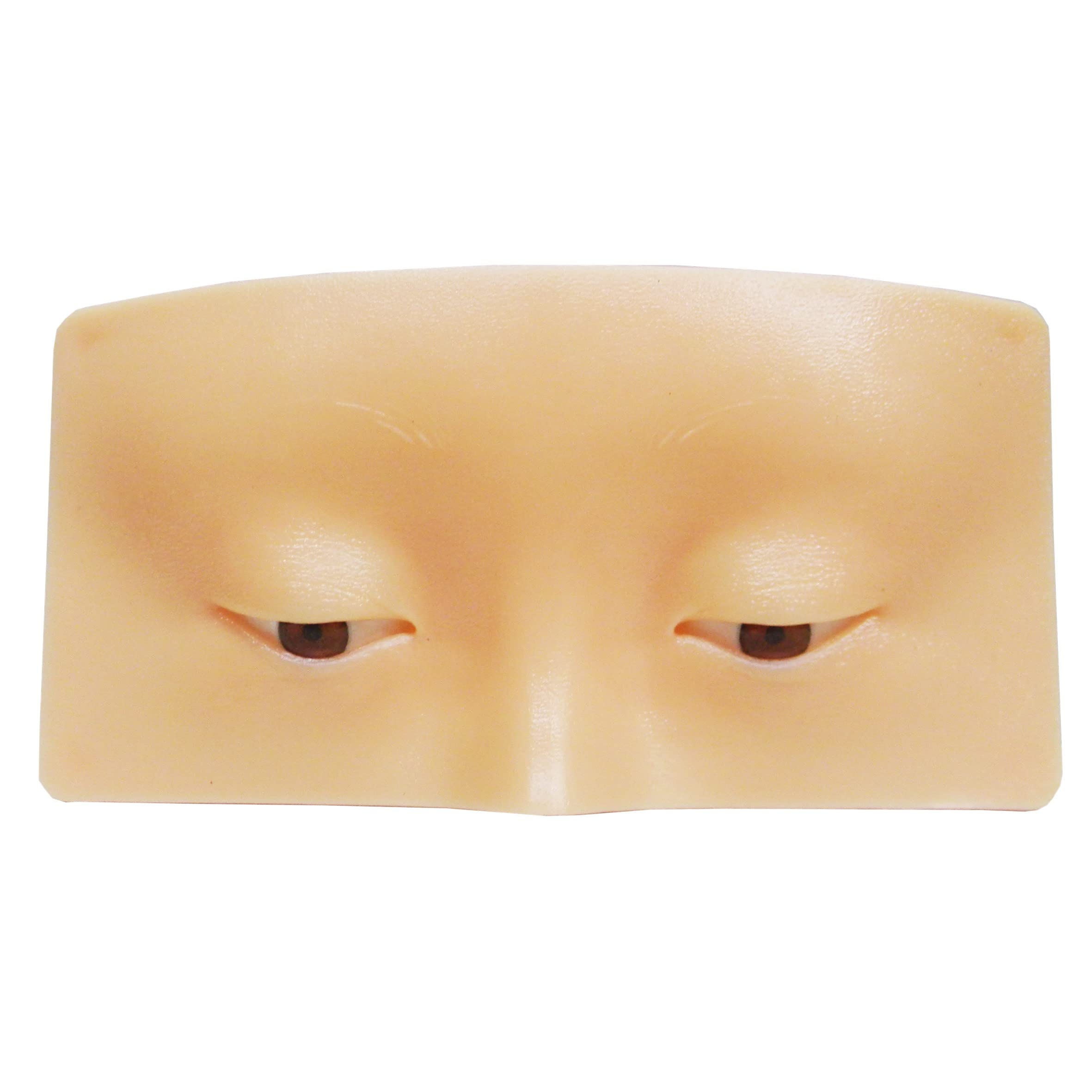 Trendy Look Pro Makeup Practice Face Board, Makeup Palette, Silicone Based Face Makeup Dummy - Natural, 1-picture-35