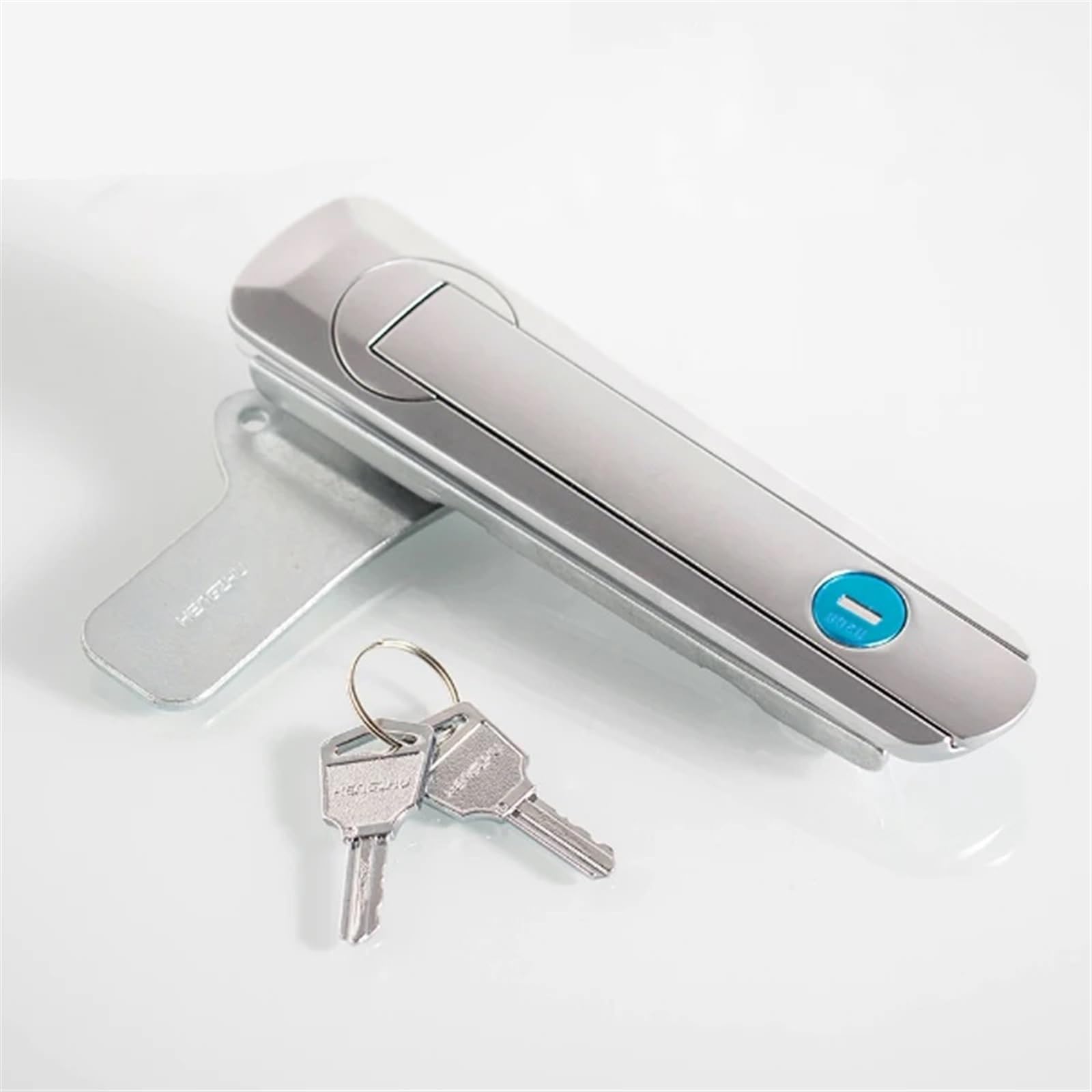 Cerradura con llave for manija de gabinete o sin llave for gabinete electrónico, taquilla de gimnasio, caja de metal, estantes de distribución, hardware MS551 1 pieza(401-1-1)