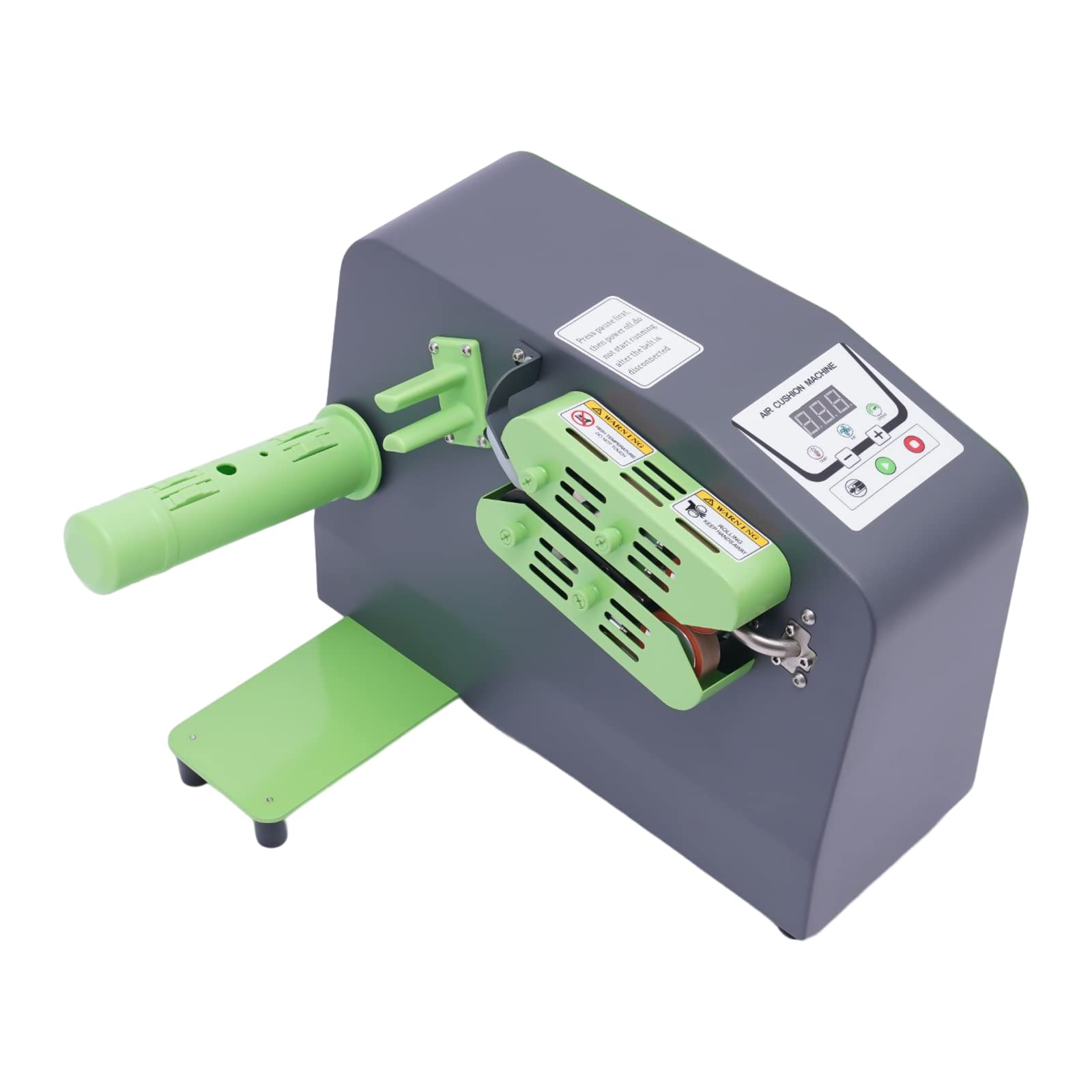 Air Cushion Machine for Large Bubbles Roll Film Bubble Air Pillow Wrapping Clear Packaging Wrap Protection for Packing Moving Storage 39Ft/Min Speed 110V-220V