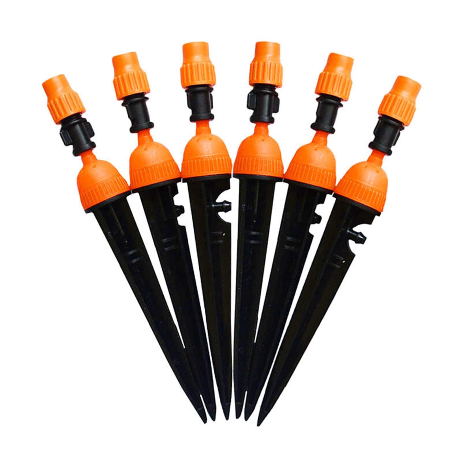 Zraszacz do trawnika ogrodowego system nawadniania regulowana dysza rozpylająca kroplówki mgiełka wodna kolczasty 1/10.2 cm adapter kroplowy 30 szt