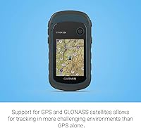 Vista 9 de Garmin 010-02256-00 eTrex 22x, navegador GPS de mano resistente, negro/azul marino