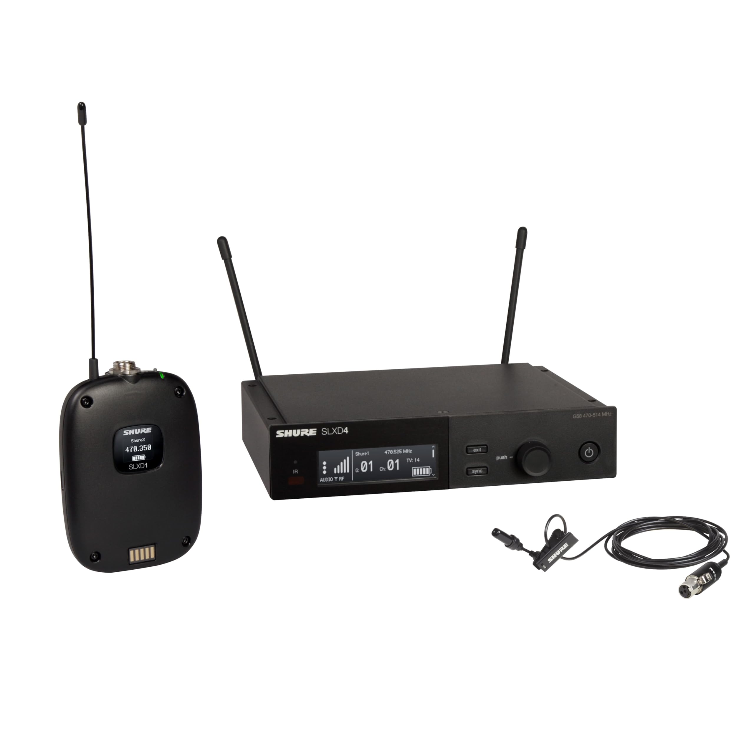 Amazon.com: Shure SLXD14/UL4B Digital Wireless Microphone System
