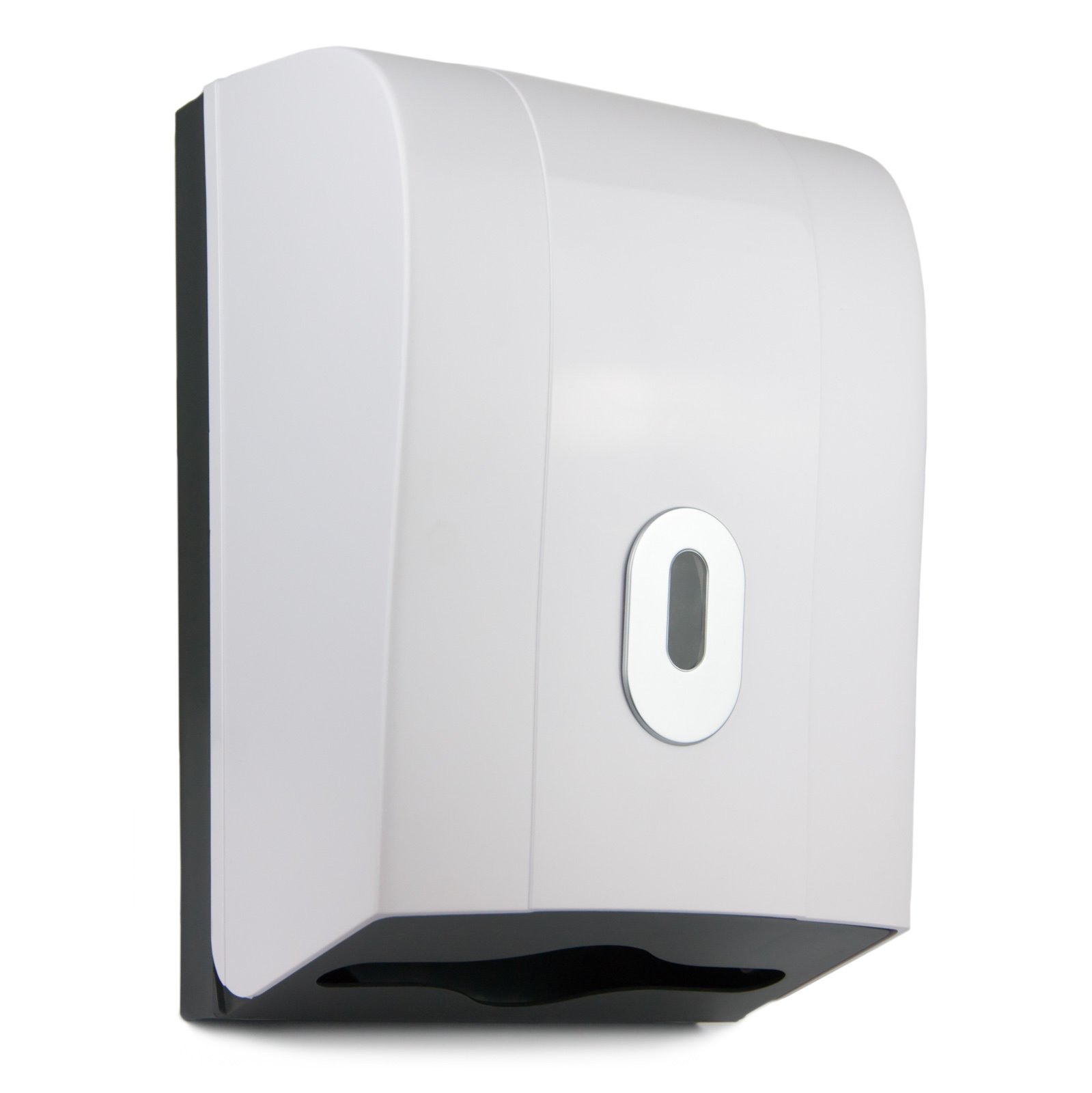 Washroom Hub Paper Towel Dispenser - Wall Mounted - Wave Model (White)