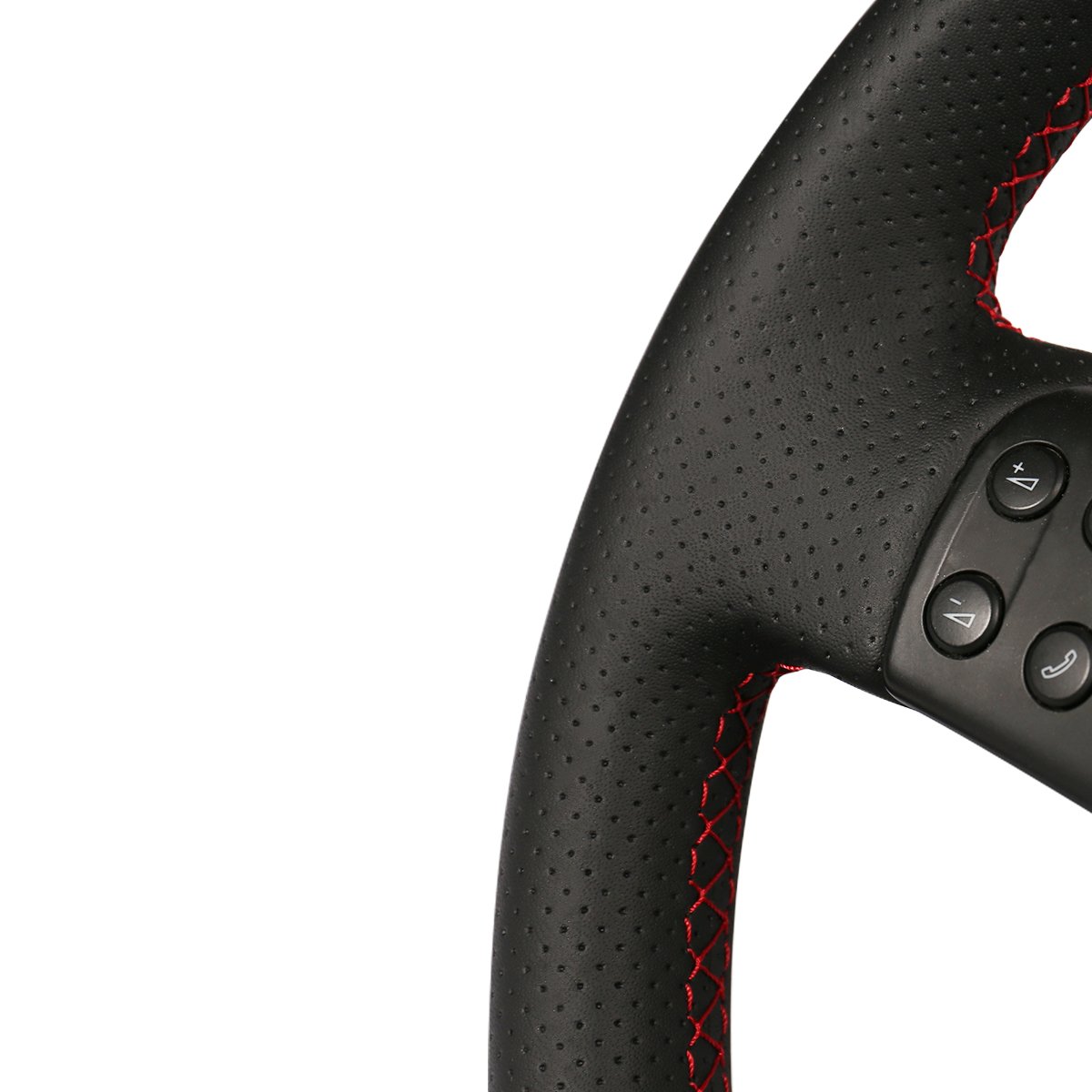 MEWANT Passgenauer Lenkradbezug zum Nähen für für Golf 5 (V) Golf Plus