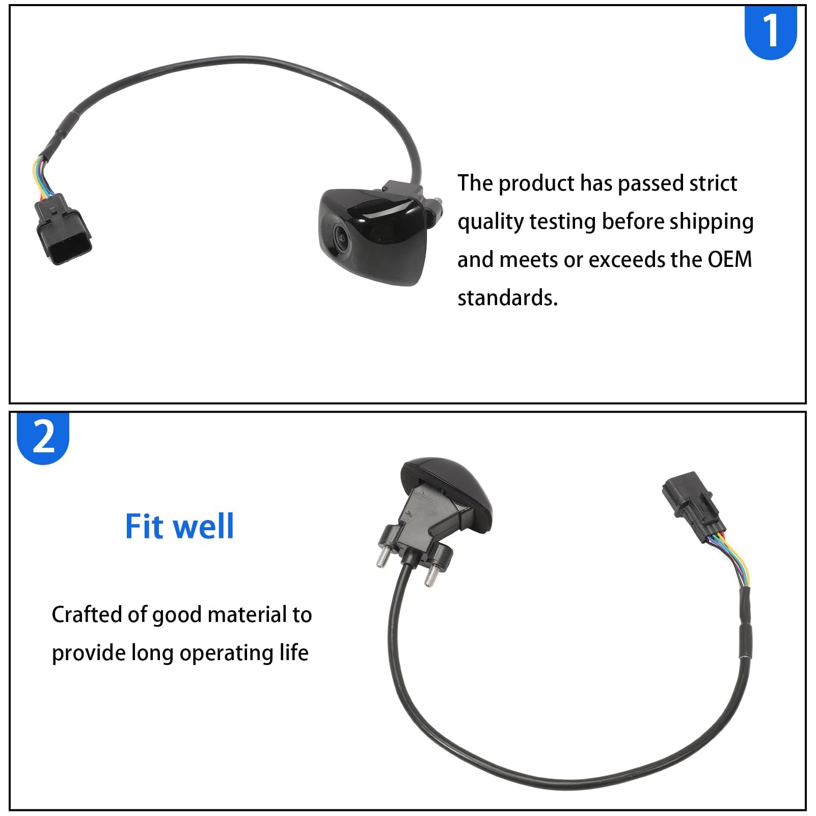 Caméra de stationnement 95760-C8001 avec caméra de recul étanche pour aide au stationnement I20