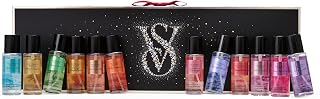 Victoria's Secret 12-Piece Travel Mist Gift Set - Iconic Scents Like Love Spell, Bare Vanilla & Amber Romance