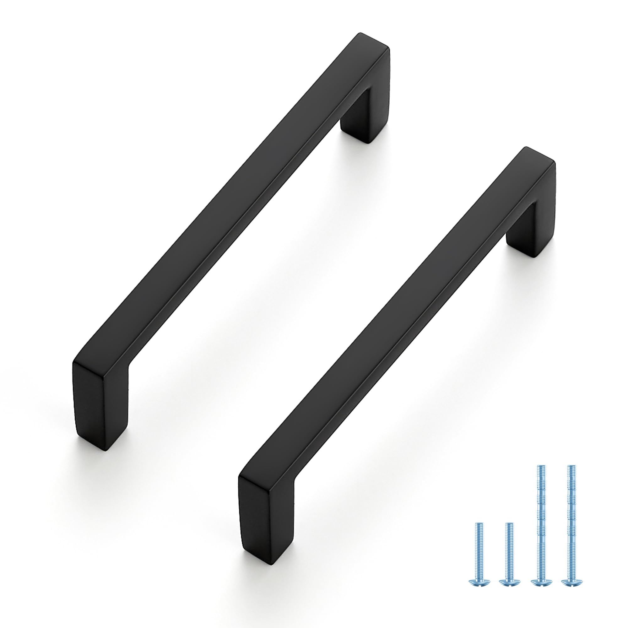 JOY DECOR Matte Black Cabinet Pulls Slim Square Handles, 3 Inch, 10 Pack — Amazon image 10