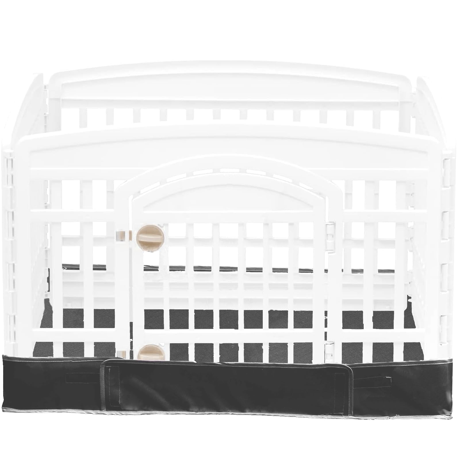 Dog Playpen Bottom Pad Fits for 36 Inch 4 Panels Exercise Pet Playpen, Dog Crate Pad Puppy Playpen Pad, Hoop and Loop Design (Note: Playpen Not